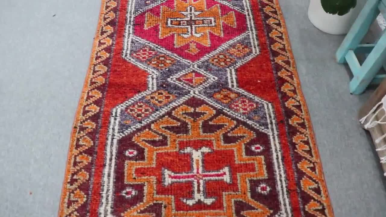 85×198 ViNTAGE TURKiSH RUG Rugser ® Handmade Vintage Rugs